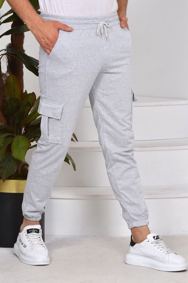 Kargo Cep Unisex Paça Lastikli Eşofman Altı