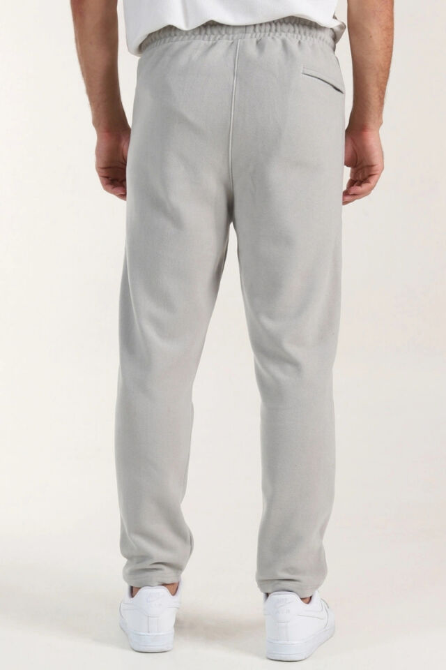 Selanik Slim Fit Düz Paça 3 Iplik Şardonlu Kışlık Alt Eşofmanaltı Taşgri - S