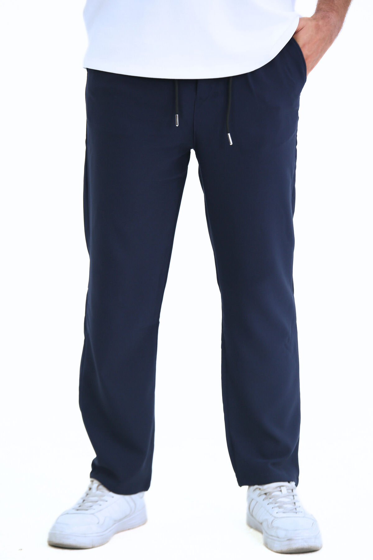 Double Kumaş A Kalite Baggy Düz Paça Pantolon
