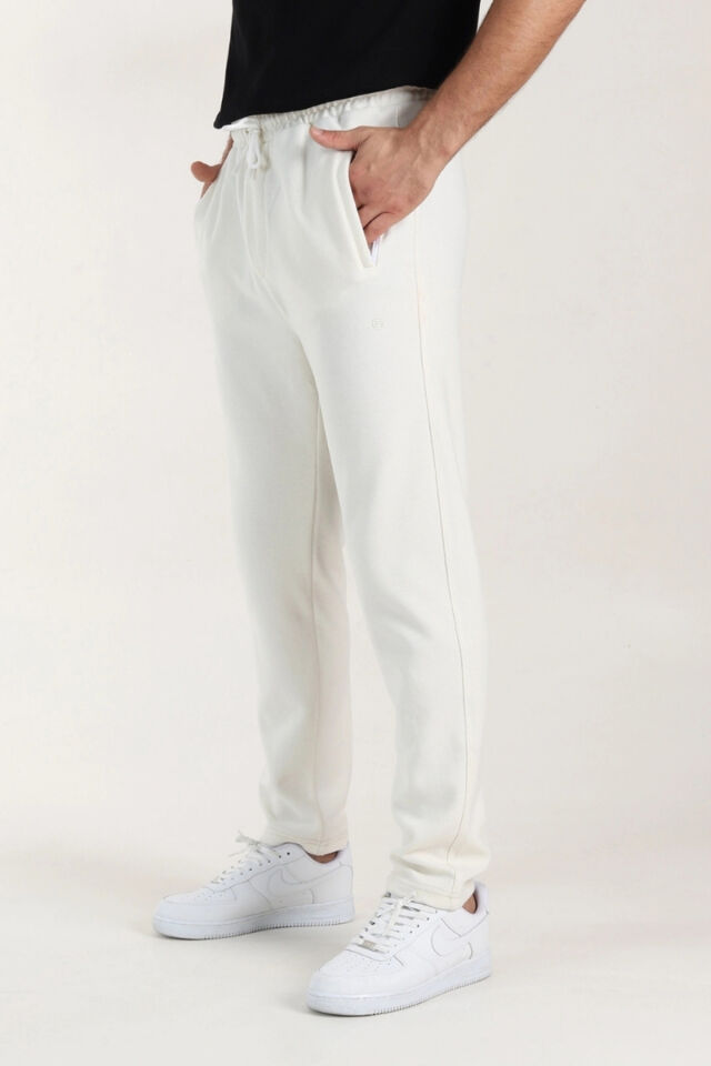 Selanik Slim Fit Düz Paça 3 Iplik Şardonlu Kışlık Alt Eşofmanaltı