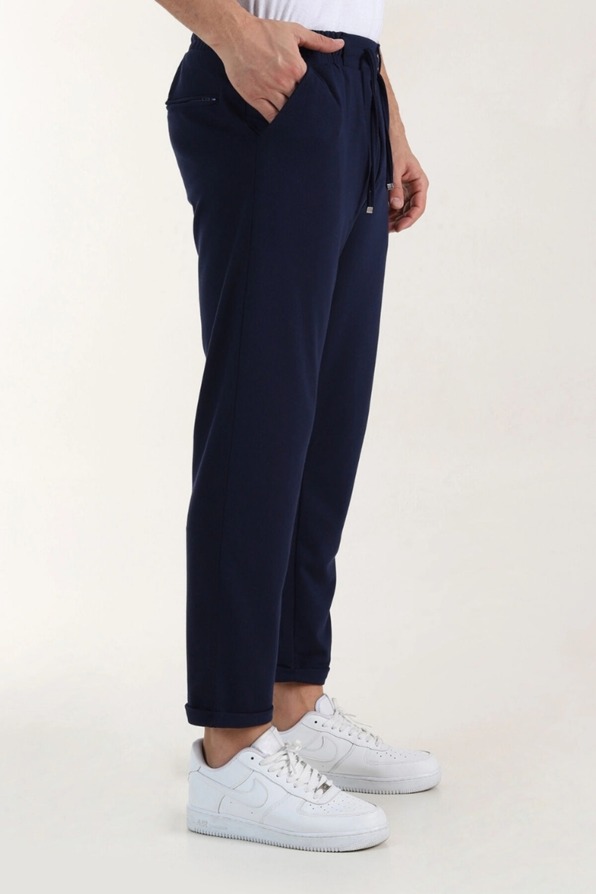 Diyagonel Kumaş Slimfit Rahat Kalıp Arka Cepli Double Paça Erkek Pantolon