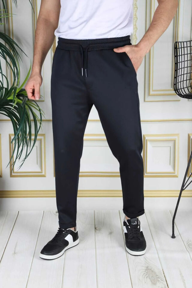 Pike Kumaş Slimfit Rahat Kalıp Arka Cepli Double Paça Erkek Pantolon