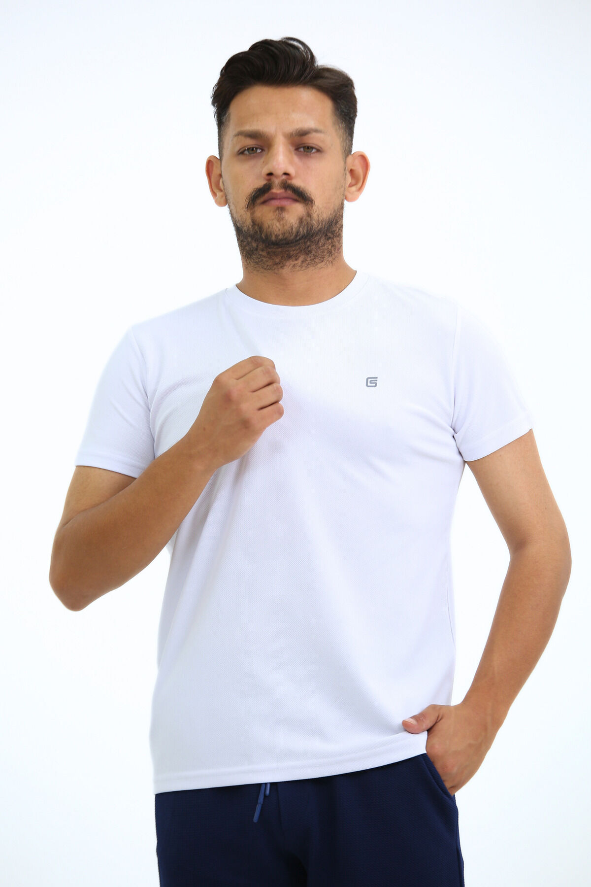 Kappax Spor T-Shirt Beyaz - S