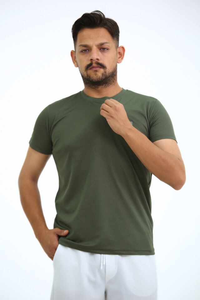 Kappax Spor T-Shirt Haki - XL