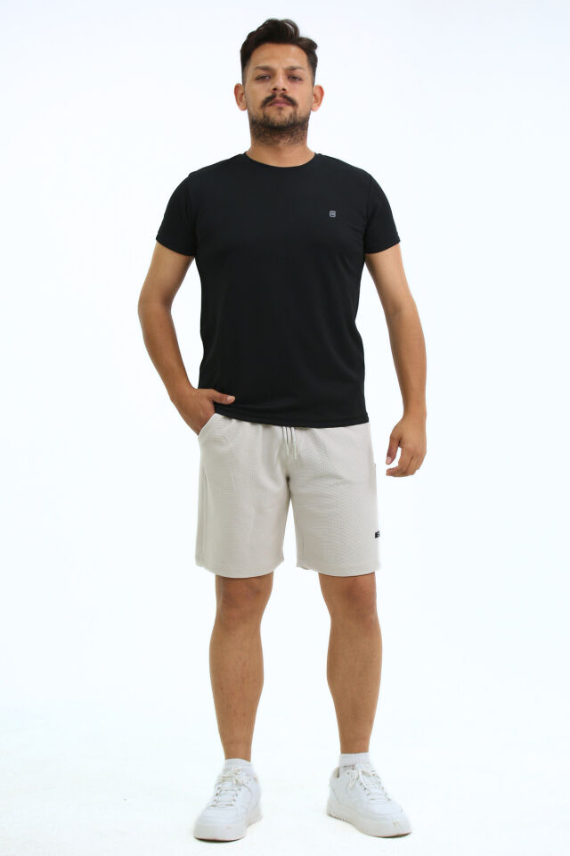 Kappax Spor T-Shirt Siyah - XL