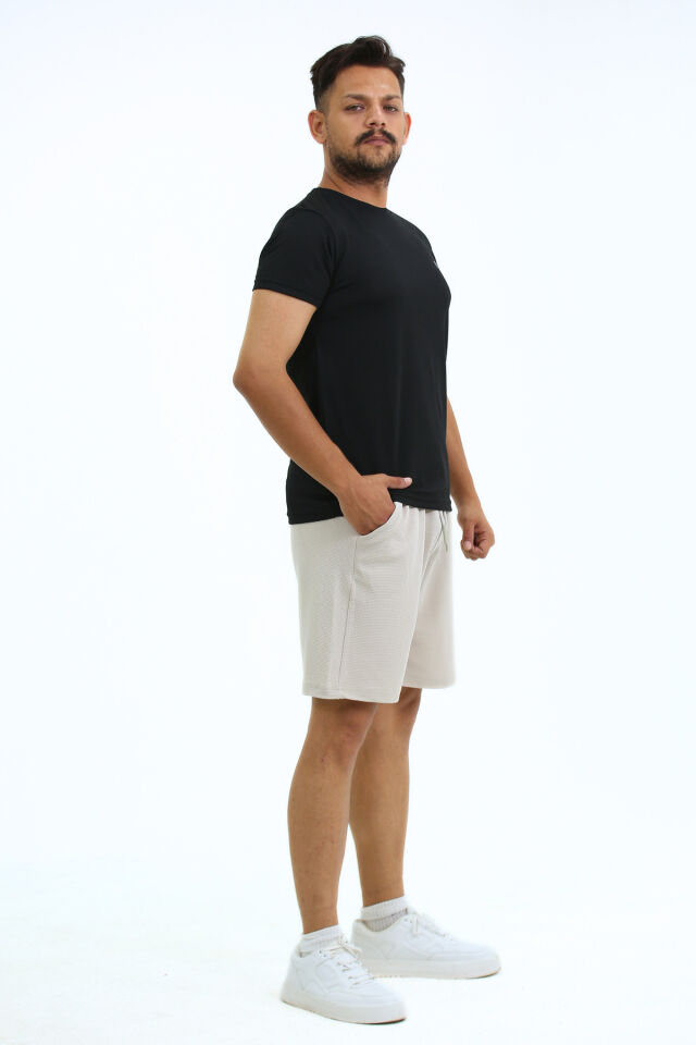 Kappax Spor T-Shirt Siyah - L