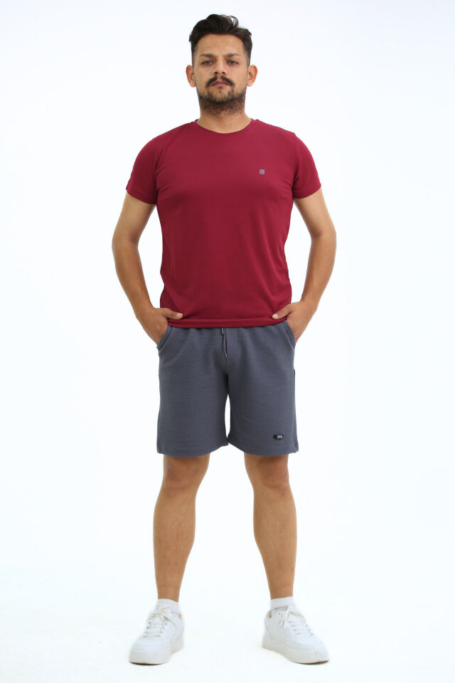 Kappax Spor T-Shirt Bordo - XL