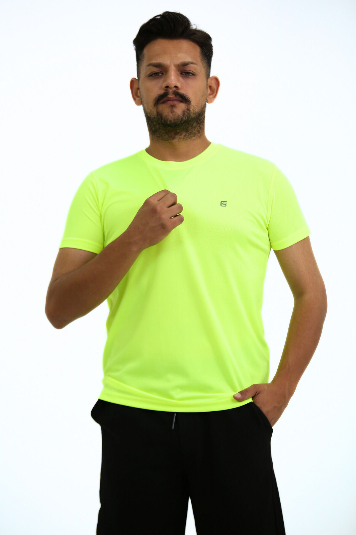 Kappax Spor T-Shirt Sarı - 2XL