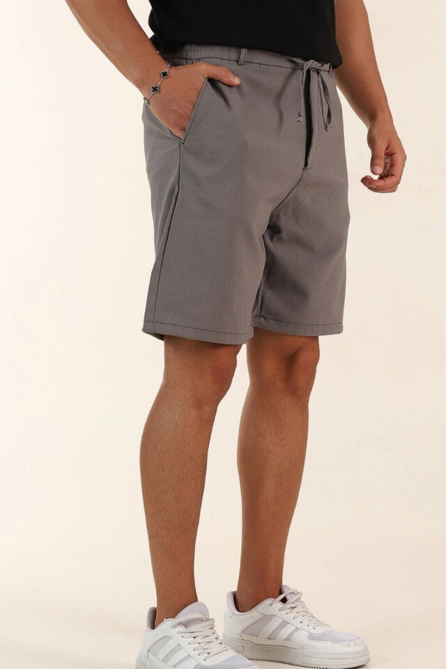 Sinyor Pantolon Şort Antrasit-Füme - S