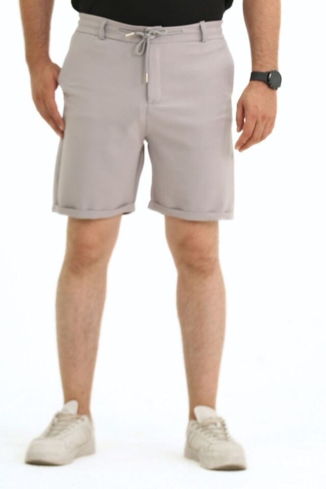 Sinyor Pantolon Şort Açik Füme - S