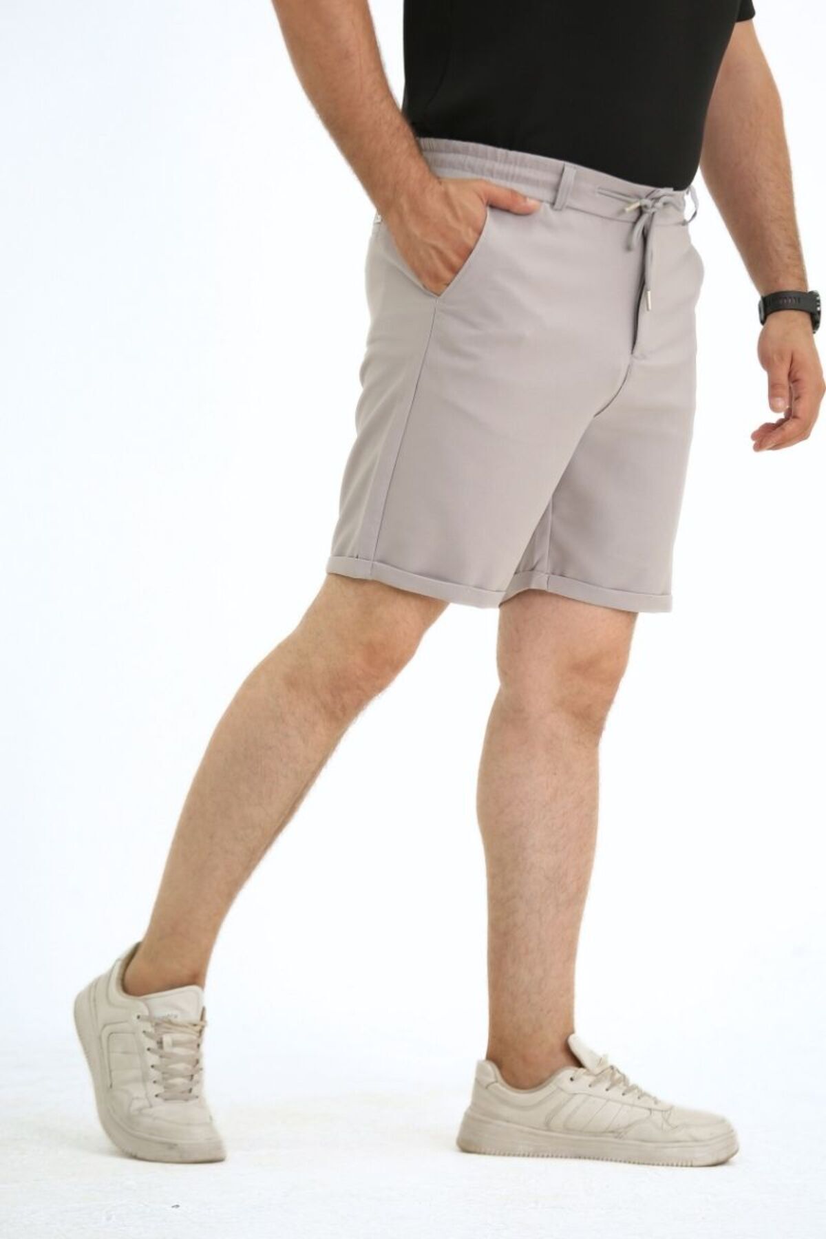 Sinyor Pantolon Şort Açik Füme - 2XL
