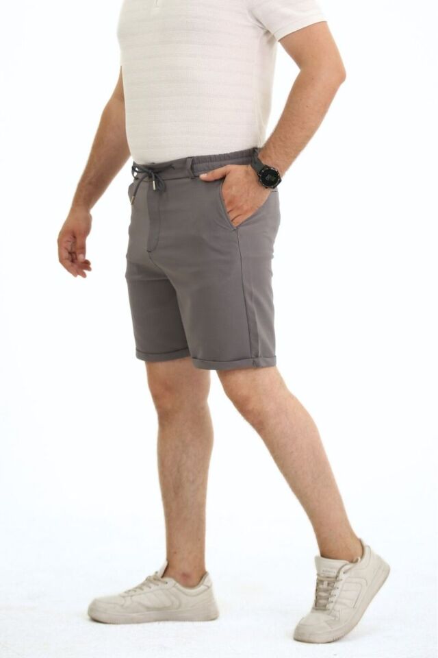 Sinyor Pantolon Şort Boyali Füme - 2XL